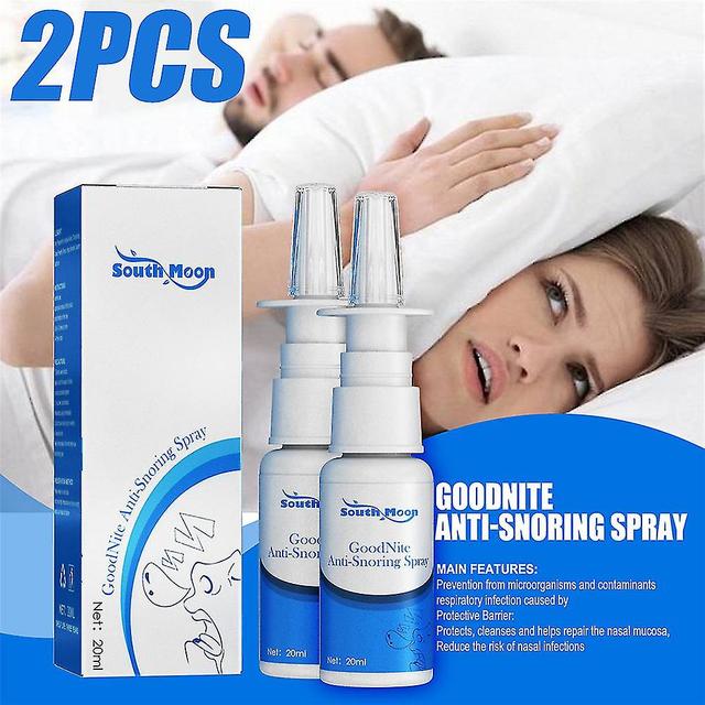 Suning Herbal Anti-snoring Spray 20ml Adult Ventilation To Clear The Airway To Reduce Snoring Botanical Nasal Spray 2 pcs on Productcaster.