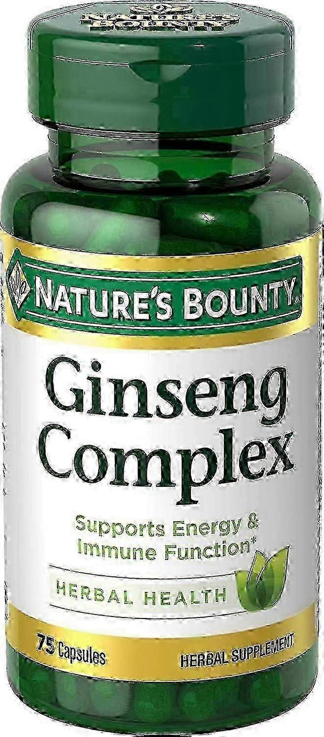 Natures Bounty Nature's bounty ginseng complex, capsules, 75 ea on Productcaster.