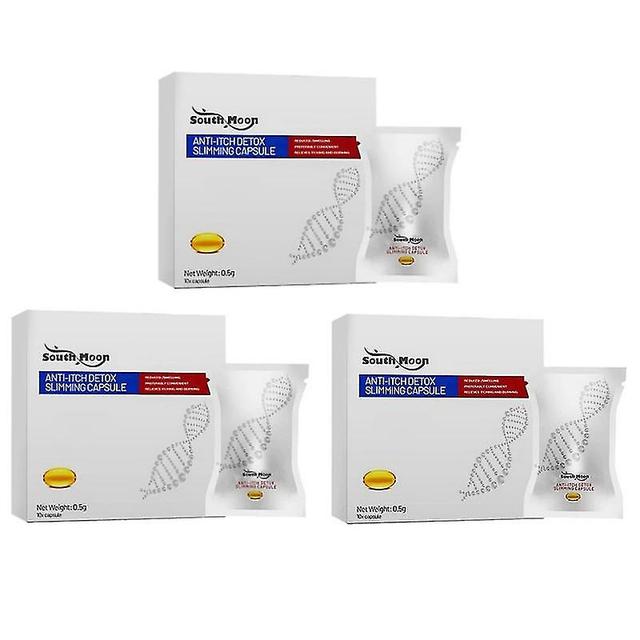 3pcs Soothe & slim Instant Anti-itch Detox Slimming Capsule - Promover la salud de la mujer on Productcaster.