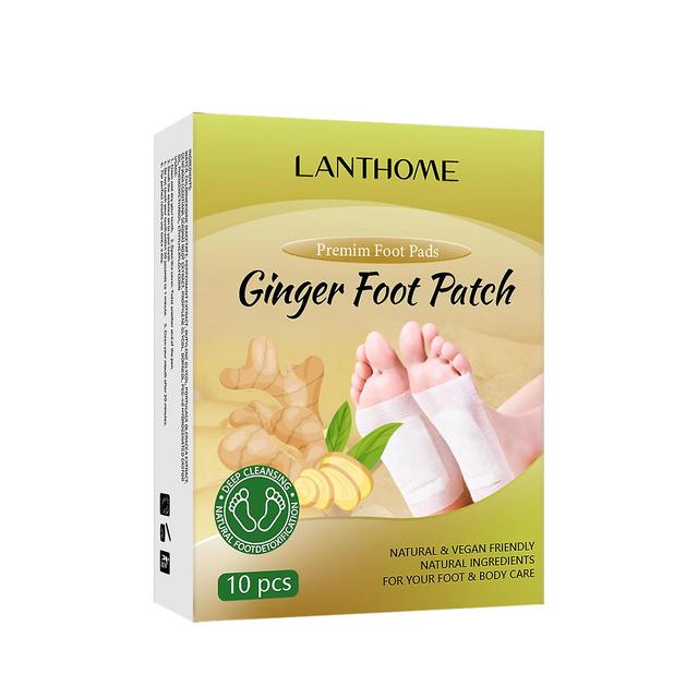 Hefansi Foot Patches Removal Wormwood Foot Patches 10 Patches Box on Productcaster.