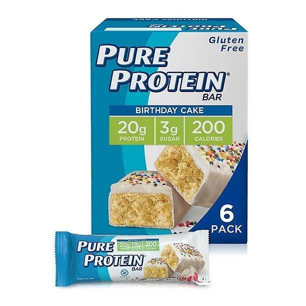 Pure Protein Barrette proteiche pure, torta di compleanno, 20g di proteine, 1.76 oz, 6 ct on Productcaster.