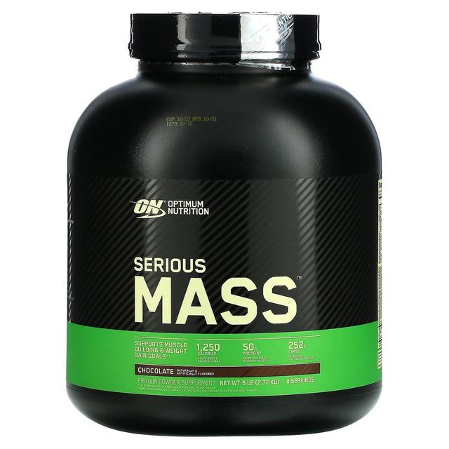 Optimum Nutrition Nutrizione ottimale, massa seria, cioccolato, 6 libbre (2,72 kg) on Productcaster.