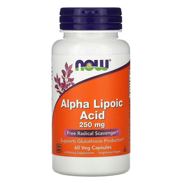 NOW Foods, Alpha Lipoic Acid, 250 mg, 60 Veg Capsules on Productcaster.