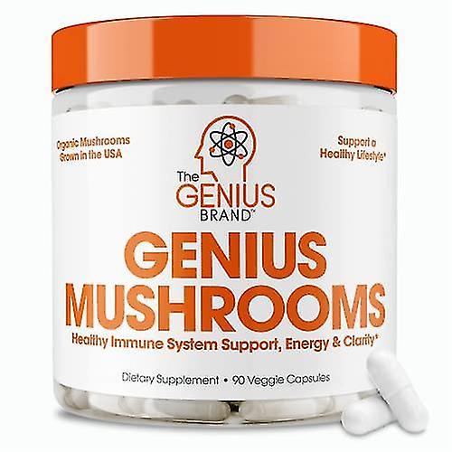 The Genius Brand Genius Mushroom - Crinière De Lions, Cordyceps Et Reishi 90 Unités on Productcaster.