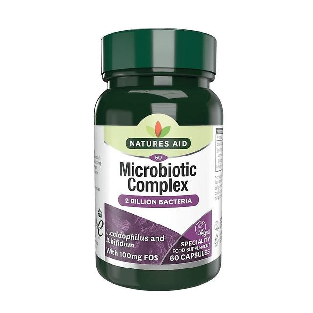 Natures Aid Microbiotic Complex, 60 Vegetable Capsules on Productcaster.