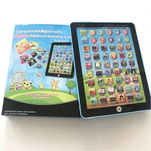 2023 Learning Toys Powerful Learning Modes Improve Eyesight Blue Tablet Toy on Productcaster.