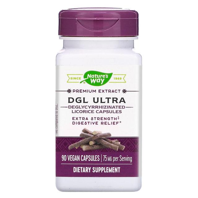 Nature's Way Natur's Way, DGL Ultra, 75 mg, 90 Vegan kapslar on Productcaster.