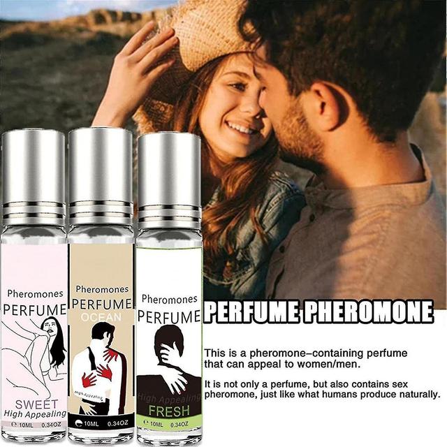 Long Lasting Pheromone Eau De Toilette - Fresh Ocean Scent for Women and Men (10ml) brown on Productcaster.