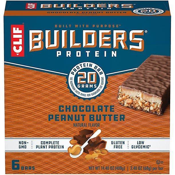 Clif Bar Klišé proteínové tyčinky, bezlepkové, 20g bielkoviny, čokoládové arašidové maslo príchuť, 6 ct, on Productcaster.