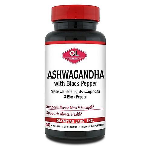 Olympian Labs Ashwaghanda with Black Pepper, 60 Count (Pack of 1) on Productcaster.