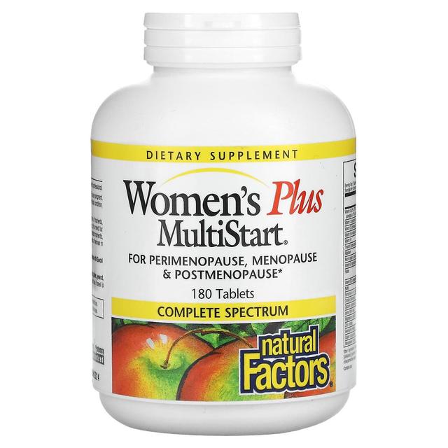 Natural Factors, Women's Plus MultiStart, 180 Tablets on Productcaster.