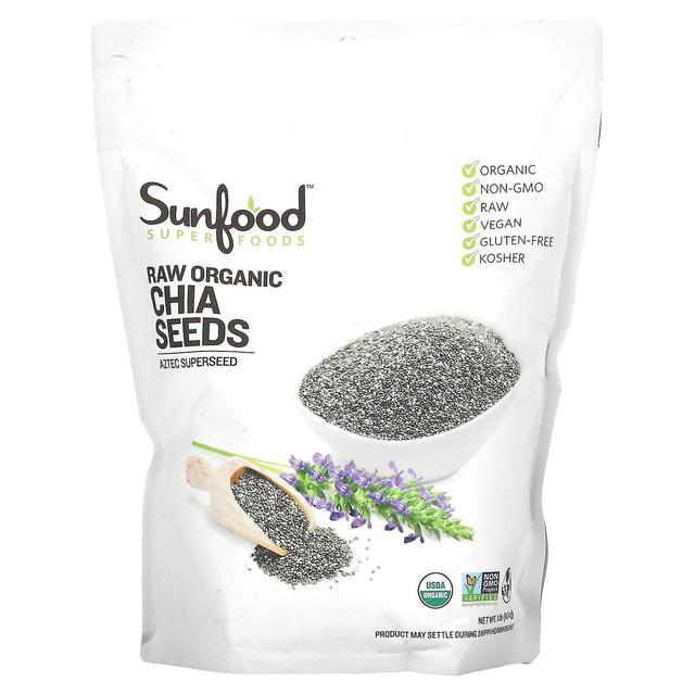 Sunfood, Raw Organic Chia Seeds, 1 lb (454 g) on Productcaster.