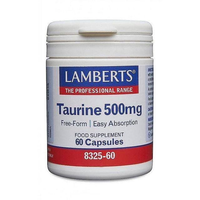 Lamberts Taurine 500mg Capsules 60 (8325-60) on Productcaster.