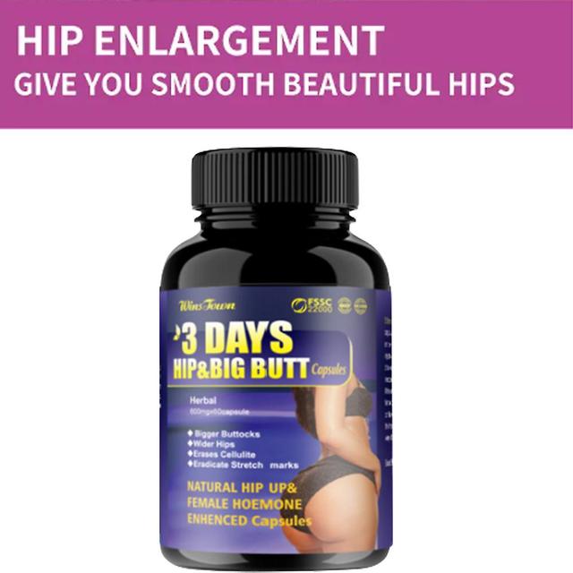 1 Flasche Po-Enhancement-Kapseln 3-Tage-Po- und Big-Butt-Enhancement-Pillen für Butt-Growth-Lifting- und Straffungsergänzung 1pc on Productcaster.