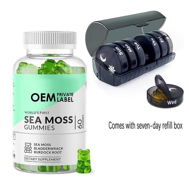 Nopea toimitus Sead Gummies Irish Sead Gummies Sea Moss mukana tulee 7 päivän täyttölaatikko 1PC on Productcaster.