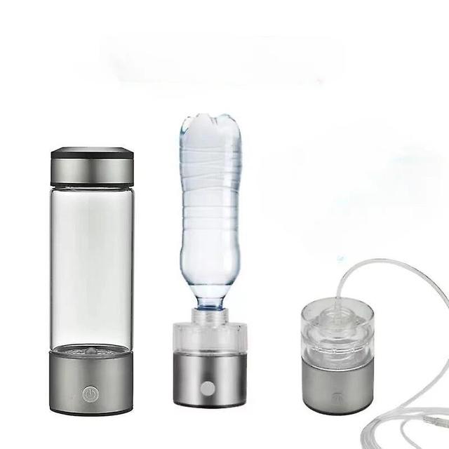 Bayeagle Japanese Titanium Quality Hydrogen-rich Water Cup Ionizer Maker/generator Super Antioxidants Orp Hydrogen Bottle 420ml Silver on Productcaster.