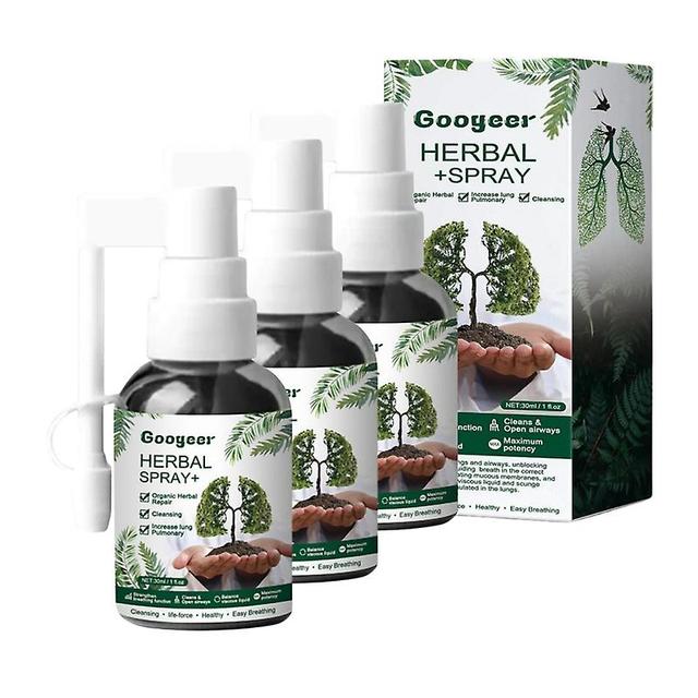 3kpl Natural Herbal Repair Oral Spray 30ml Keuhkojen tuki Helpotus Yskä Kuiva Kutiava kurkku Raikas hengitys Vartalonhoito Terveydenhuolto on Productcaster.