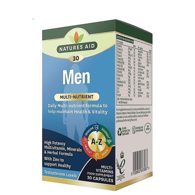 Natures Aid Nature's Aid Men Multi-Nutrient Capsules 30 (137310) on Productcaster.