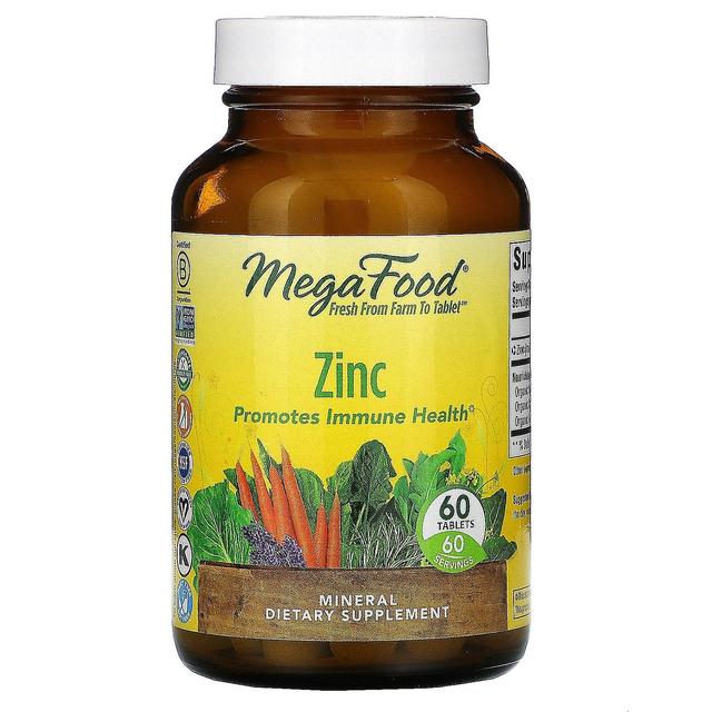 MegaFood, Zinc, 60 Tablets on Productcaster.