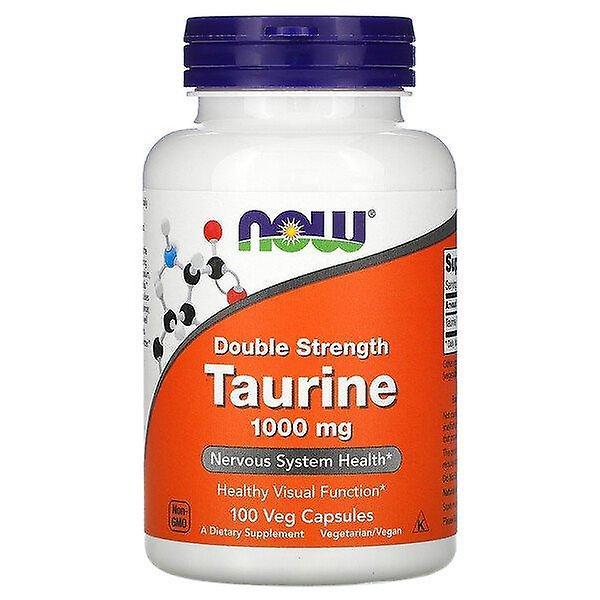 Now Foods, Taurine, Double Strength, 1,000 mg, 100 Veg Capsules on Productcaster.