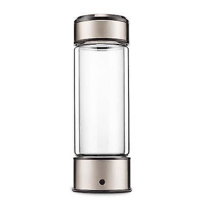 DeliaWinterfel Alkaline Energy Hydrogen Rich Water Glass Bottle Gray on Productcaster.