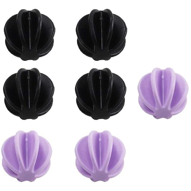 Plastic Stirring Ball,protein Whisk Shaker Ball Sports Drink Protein Bottle Vibrating Ball (7pcs) 4 black - 3 purple on Productcaster.