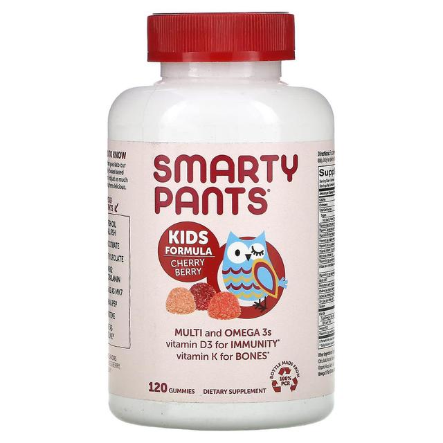 SmartyPants, Kids Formula, Multi and Omega 3s, Cherry Berry, 120 Gummies on Productcaster.