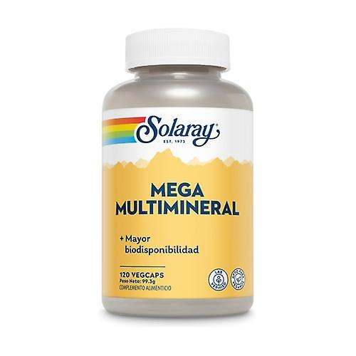 Solaray Mega Multi Mineral 120 vegetable capsules on Productcaster.