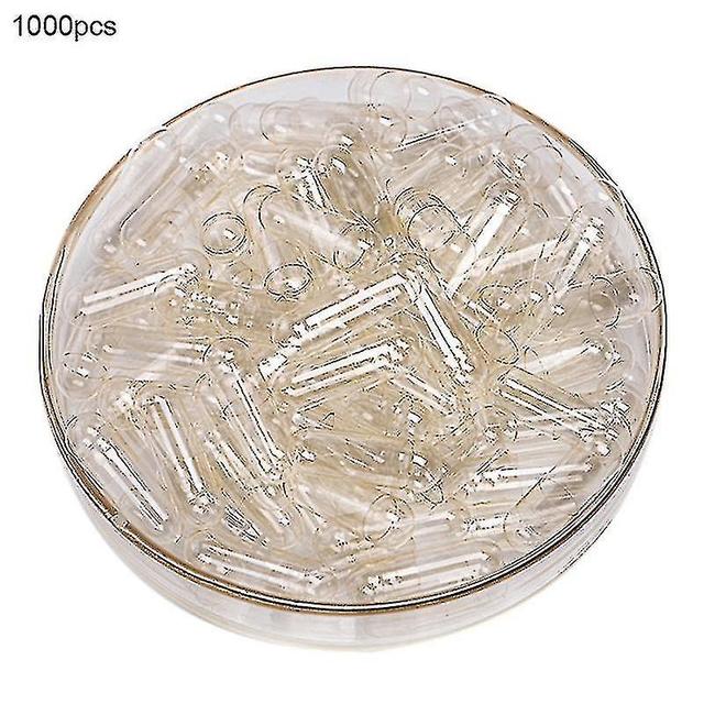 1000pcs Gelatino oco transparente vazio cápsulas de pó médico separadas on Productcaster.