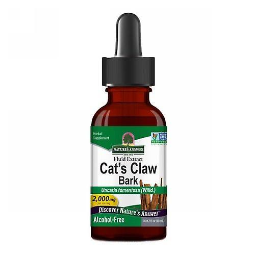 Nature's Answer Cats Claw Inner Bark, Alcoholvrij Extract 2 FL Oz (Pak van 3) on Productcaster.