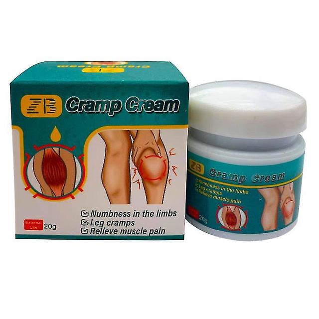 20g Zb Leg Cramps Cream Relief Calf Muscle Spasms Pain Medical Ointment Muscles Pain Massage Relaxation Herb Plaste With Box on Productcaster.