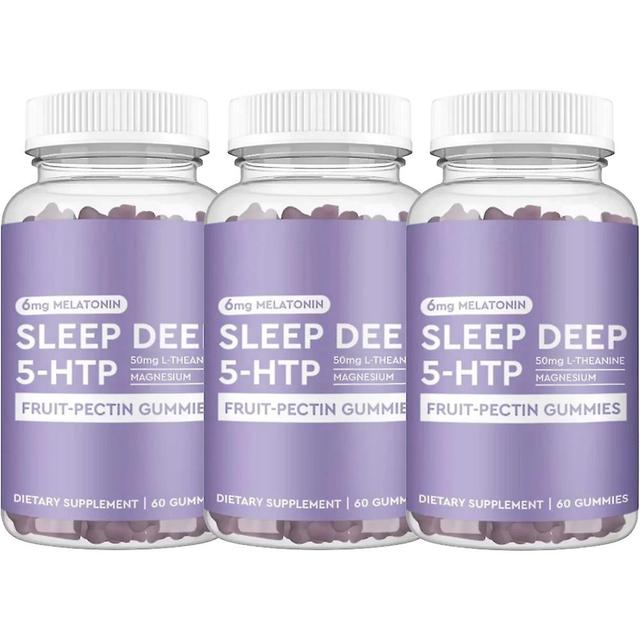 Melatonin Sleeping Pills Sleep Health Gummies Candy Relieve Stress Improve Sleep 3pcs on Productcaster.