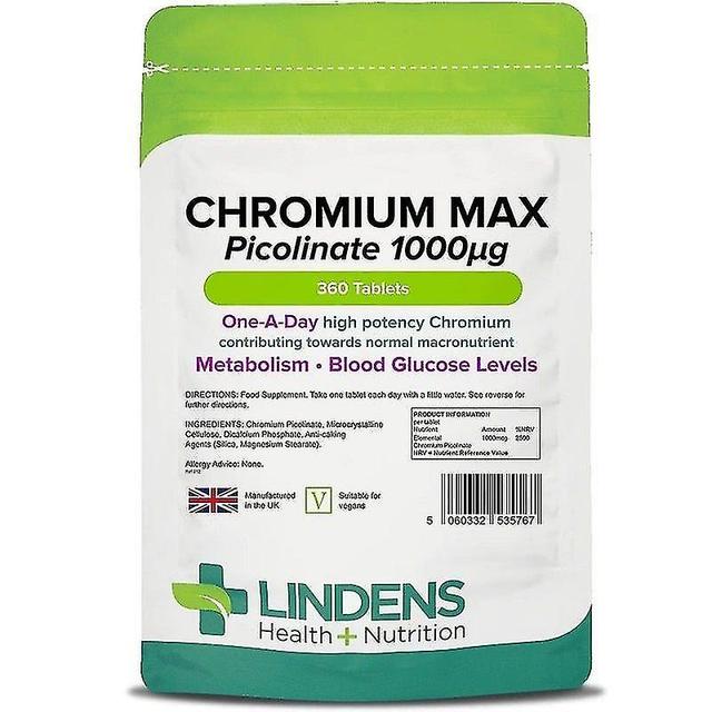 Chromium Max 1000mcg Tablets 360 (5767) on Productcaster.