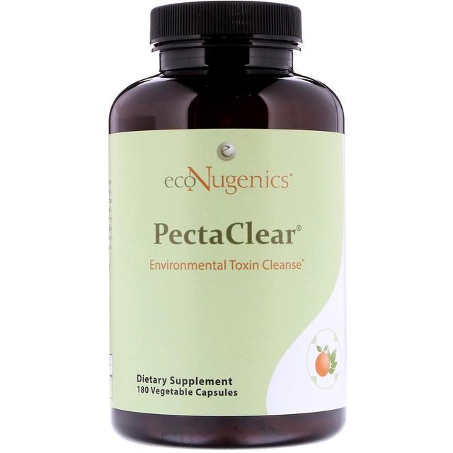 Econugenics, PectaClear, Environmental Toxin Cleanse, 180 Vegetable Capsules on Productcaster.