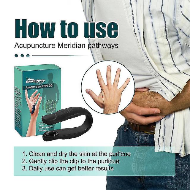 2pcs Men Prostate Care Point Clip, Acupressure Hand Pressure Point Clip, Relieve Prostate Discomfort Effortlessly cn.8 on Productcaster.