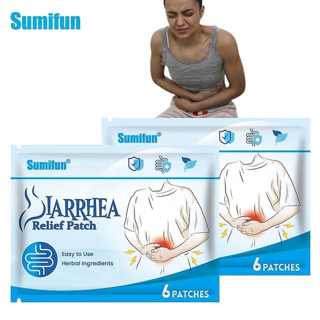 Qian 6/18/30Pcs Sumifun Diarrhea Patch Relieve Digestive Stomach Acid Bloating Abdominal Pain Gastroenteritis Medical Care Plaster 30Pcs in 5bags on Productcaster.