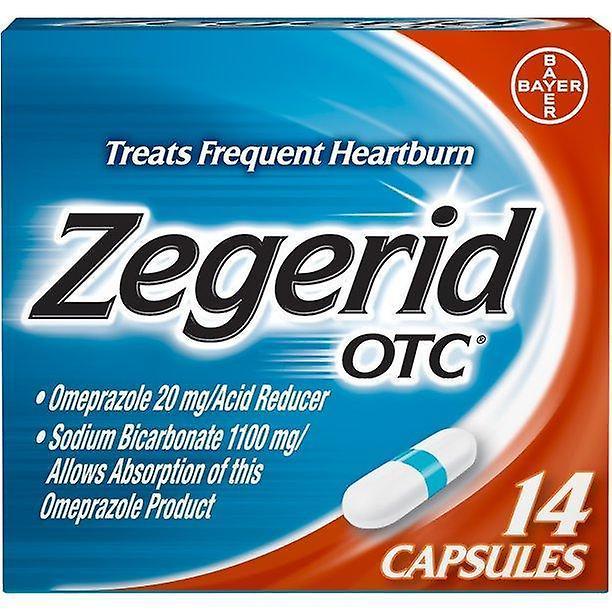 Zegerid otc heartburn relief, proton pump inhibitor, capsules, 14ct on Productcaster.