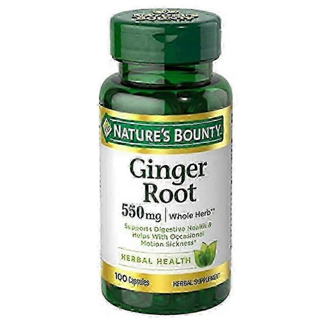 Natures Bounty Nature's bounty ginger root, 550 mg, capsules, 100 ea on Productcaster.