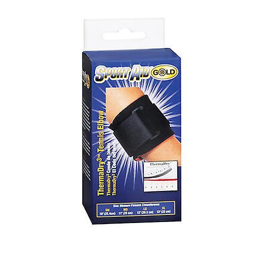 Sport Aid Gold ThermaDry3 Tennis Elbow Black Medium, 1 Each (Pack of 1) on Productcaster.