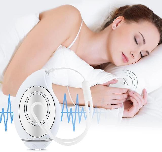 Tryagain Microcurrent Sleep Aid Machine, Handheld Sleep Aid Fast Asleep Helper Relieve Insomnia Anxiety Fast And Deep Sleep White on Productcaster.