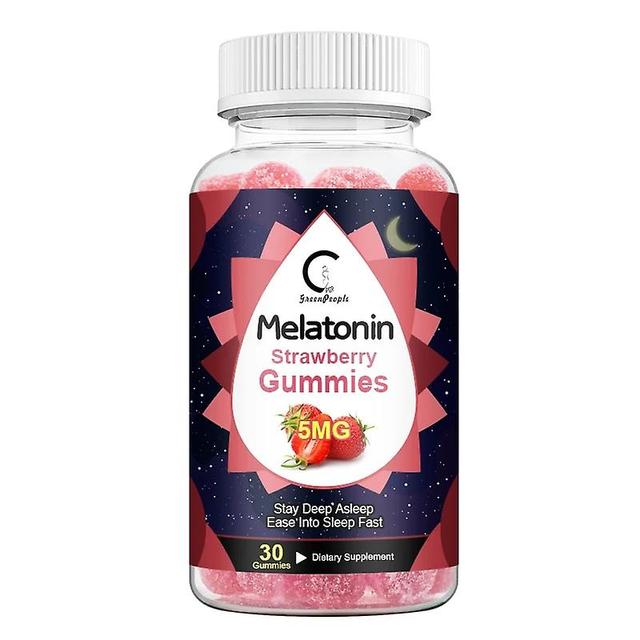 Eccpp Greenpeople Melatonin Sleeping Gummies To Sleep Melatonina 10mg Hypnotic Anti-stress Night Time Sleep Aid Hypnotic Supplements 30pcs on Productcaster.