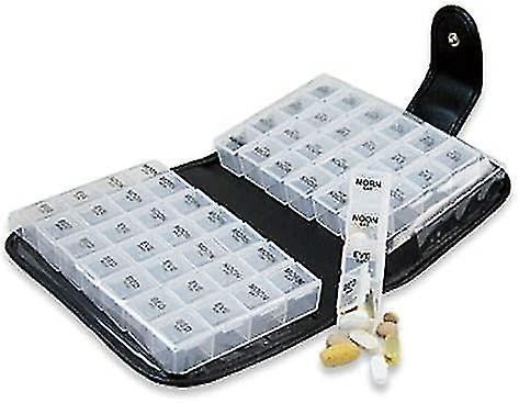 Fortnight Pill Organiser Wallet | 14 Day Removable Daily Compartments | Perfect For Holding Vitamins, Supplements & Medication | Ideal For The Home & on Productcaster.