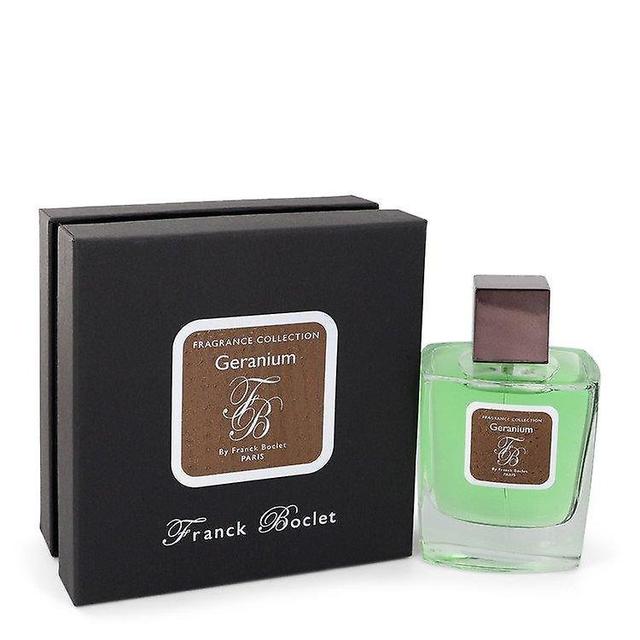 Franck Boclet Geranium Eau De Parfum Spray (Unisex) Av Franck Boclet 3,4 oz Eau De Parfum Spray 3.4 oz Eau De Parfum Spray on Productcaster.