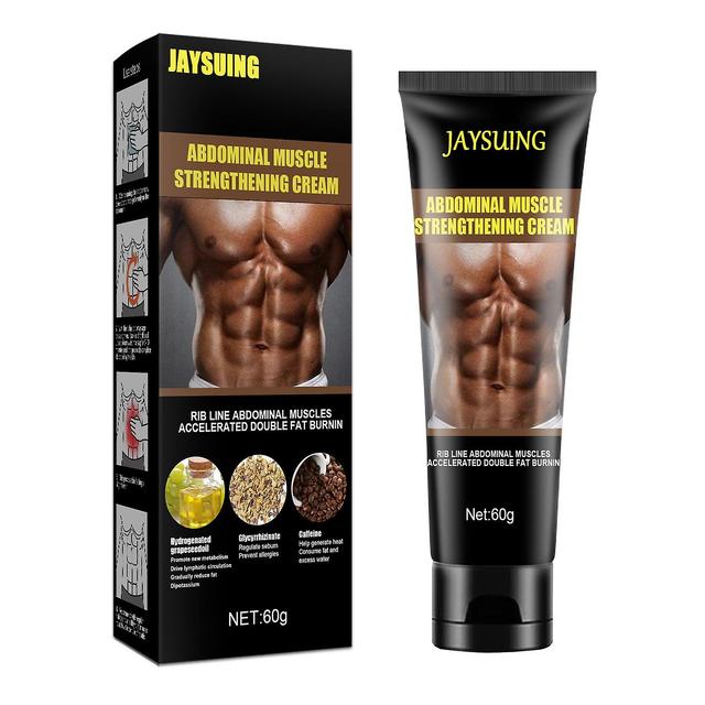 JAYSUING 60g Abdominale Spier Versterkende Crème Verbrand Vet Verminder Calorieën Vorm Lichaam Voor Luie Mensen on Productcaster.