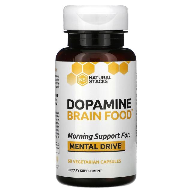 Natural Stacks Pile naturali, Dopamina Brain Food, 60 Capsule Vegetariane on Productcaster.