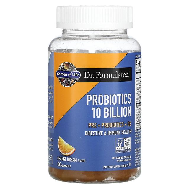 Garden of Life, Probiotics, Orange Dream, 10 Billion, 60 Gummies on Productcaster.