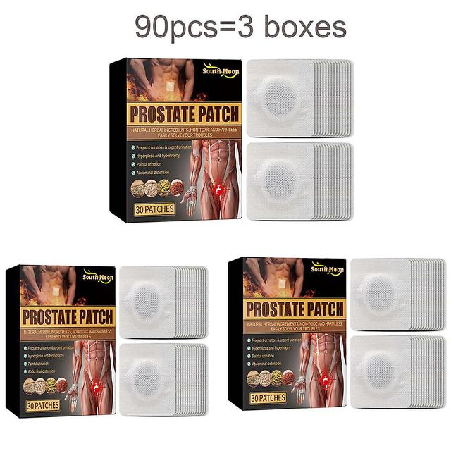 1mor 30/60/90pcs Prostate Patch Improves Prostate Problems For Male Health Care Navel Plaster Relief Prostatitis Treatment on Productcaster.