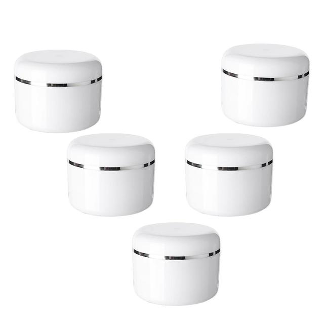 5 Pieces 100ml Empty Cosmetic Pots Essential Oils Homemade Storage Pot on Productcaster.