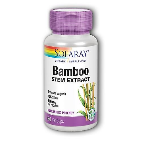 Extracto de tallo de bambú Solaray, 300 mg, 60 cápsulas (paquete de 6) on Productcaster.