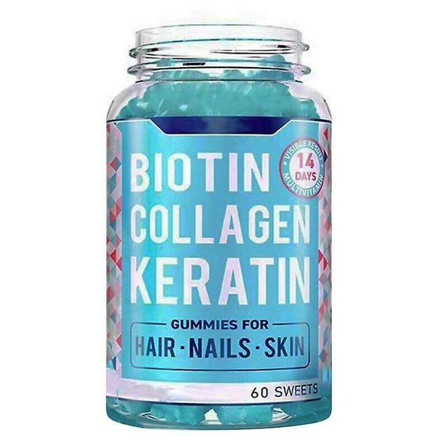 Szasdz Hair Growth Gummies W/ Biotin Collagen Keratin Multivitamin For Nails on Productcaster.